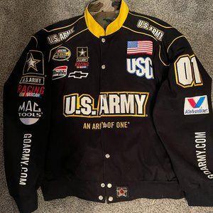 US Army Racing Reversible Twill Camouflage Jacket